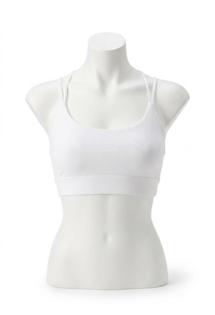 NEW BEYOND YOGA spacedye back to it bra in cloud white